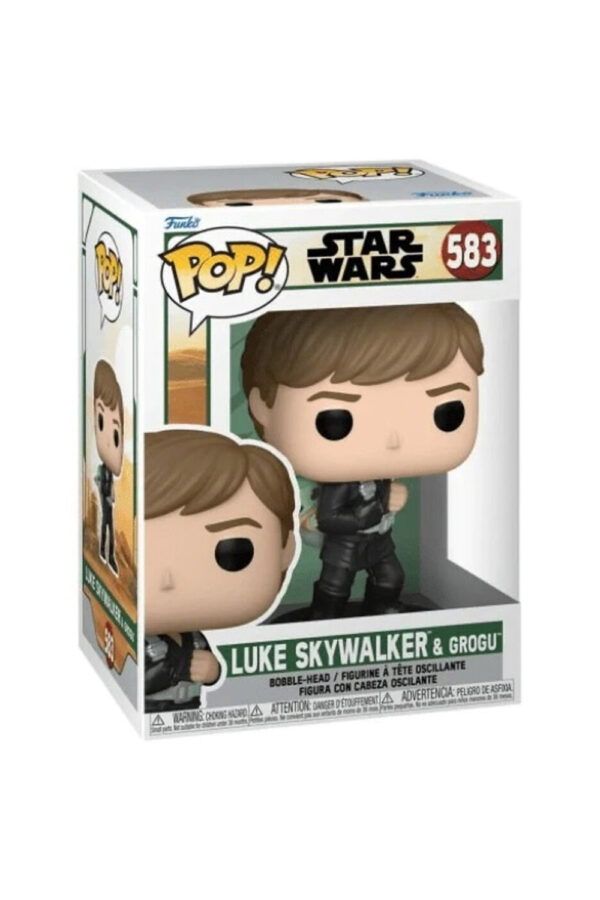 Star Wars BoBF - Luke w Grogu Pop!